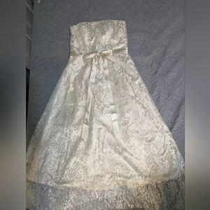 Strapless Wedding Dress, Size 12